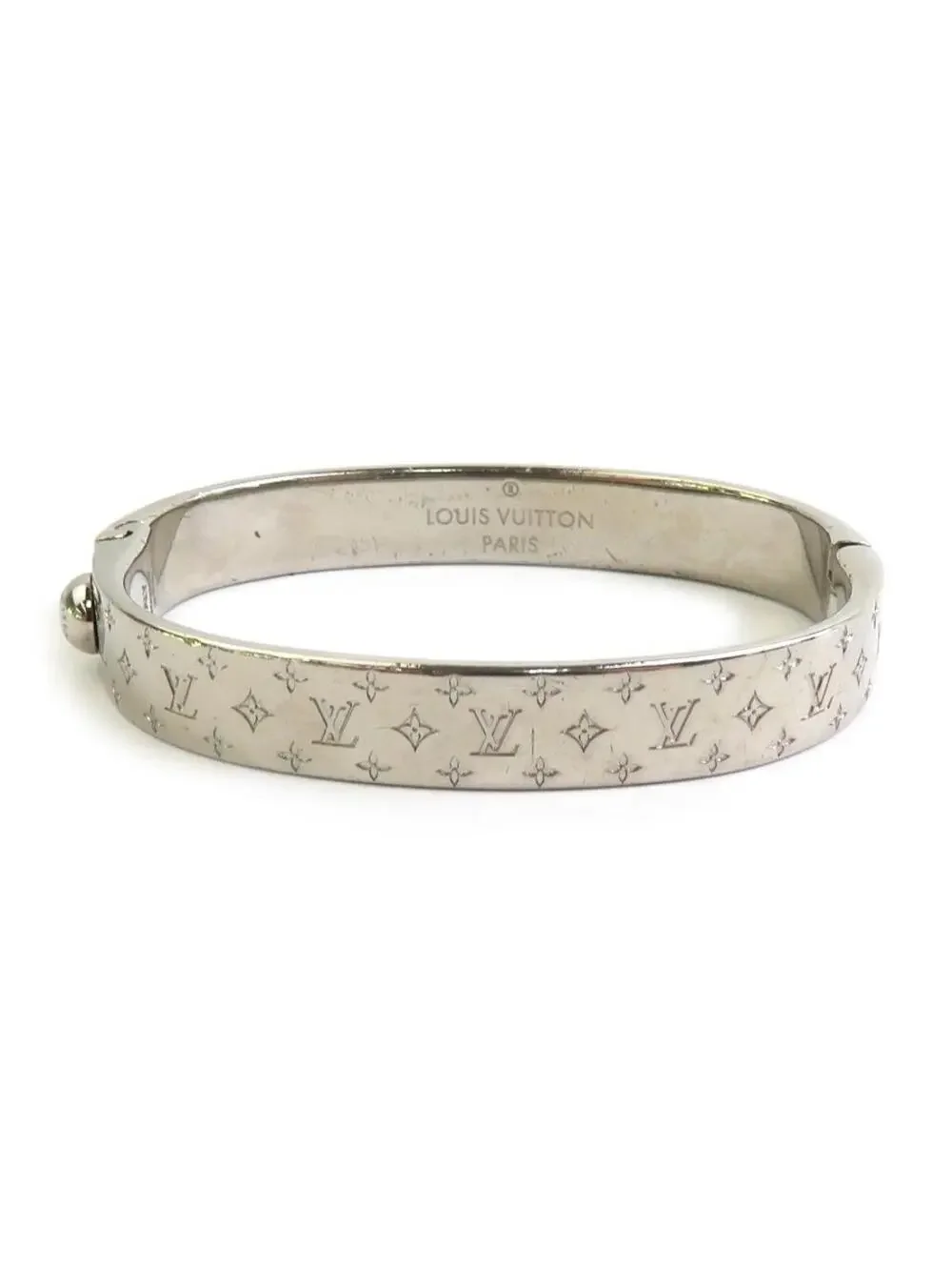 Auth Louis Vuitton Cuff Nanogram Bangla #302859L25B